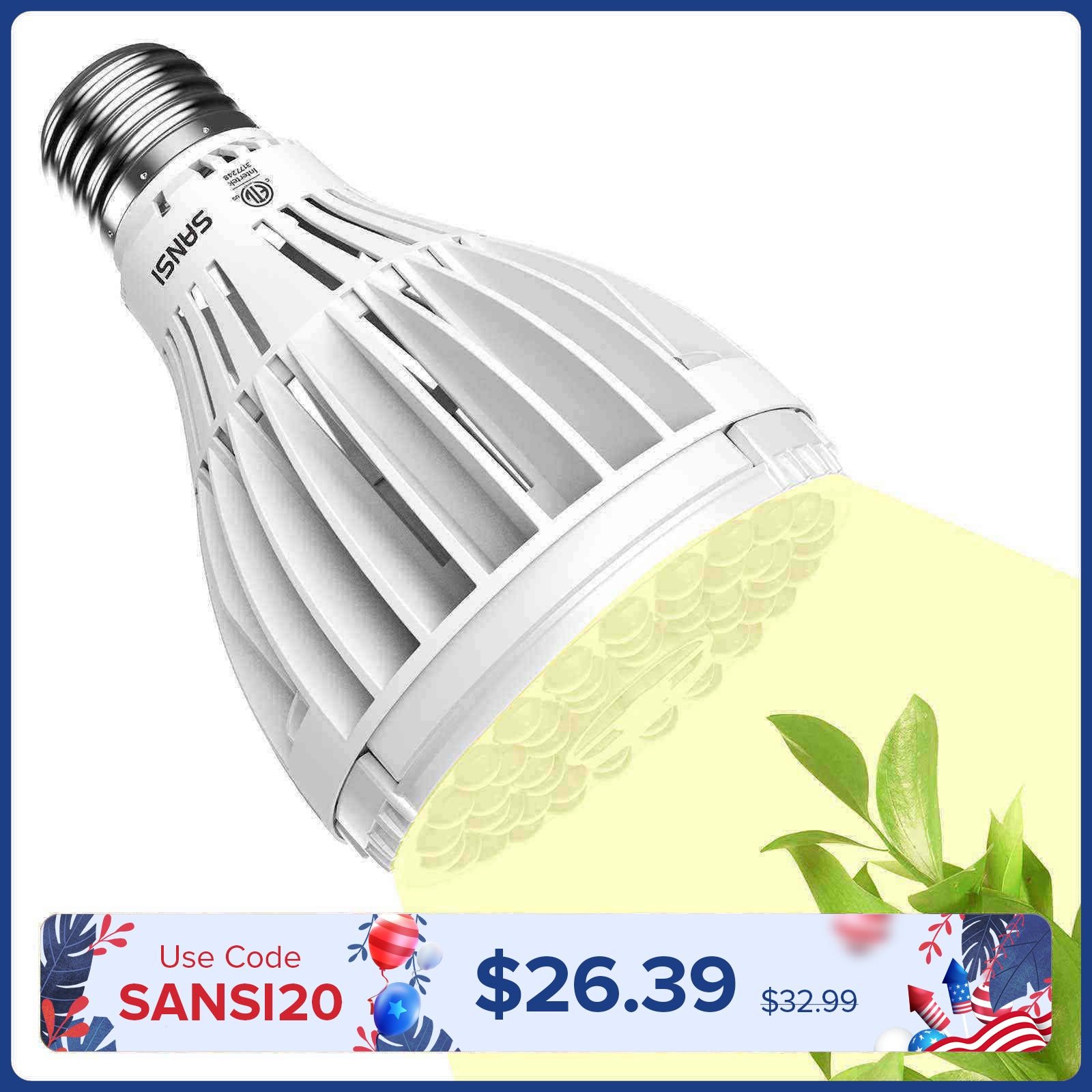 Lampadina LED PAR25 da 32 W per la coltivazione (solo USA/CA)