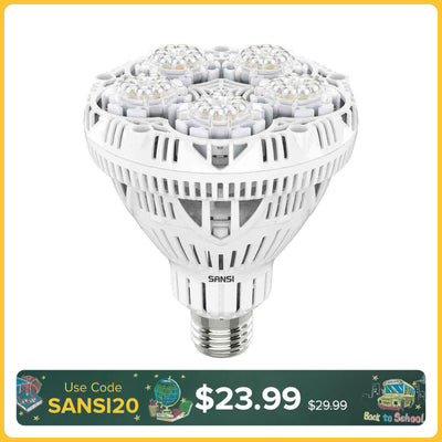 BR30 24W LED Grow Light Bulb