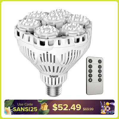 Lampadina LED BR30 da 40 W con telecomando