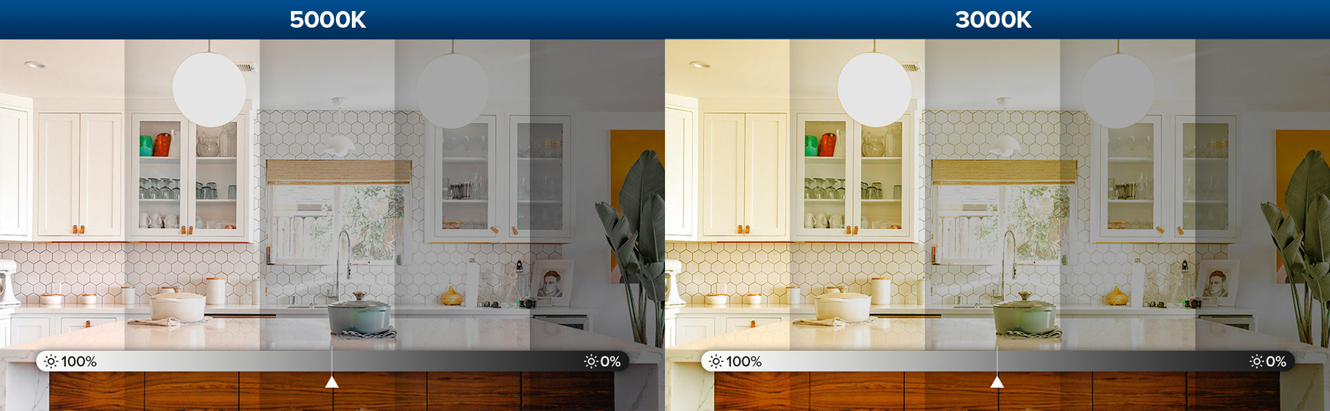 Dimmable LED Bulbs:Two kinds of color temperature: 3000K, 5000K for your choice. Smooth dimming from 0%-100% with compatible dimmers.