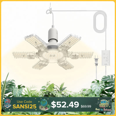SANSI 60W Folding Wings LED Grow Light (US ONLY)