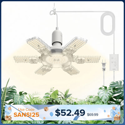SANSI 60W Folding Wings LED Grow Light (US ONLY)
