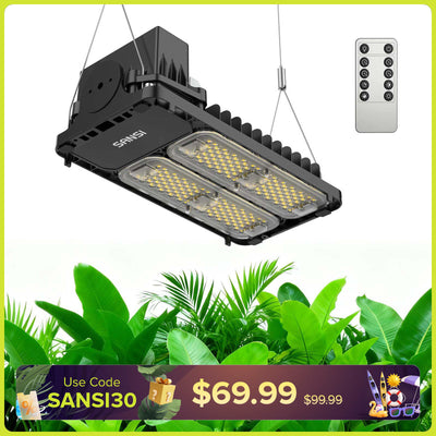 Lampada LED da coltivazione SANSI da 100 W | Telecomando