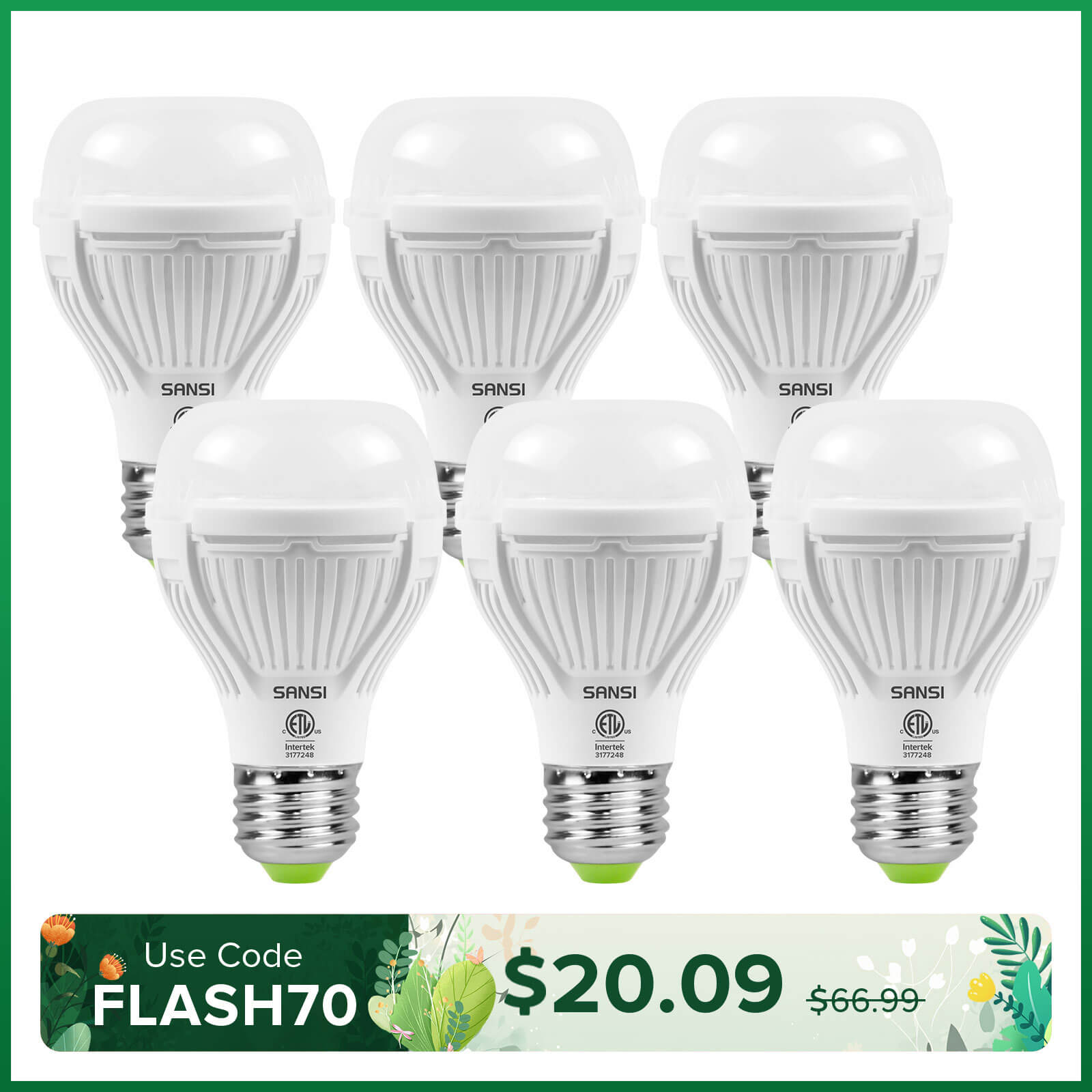 A19 10W LED Grow Light Bulb-FLASH