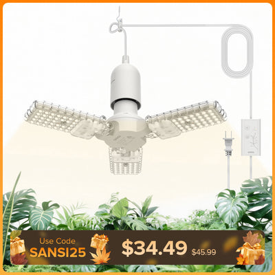 SANSI 30W Folding Wings LED Grow Light (US ONLY)