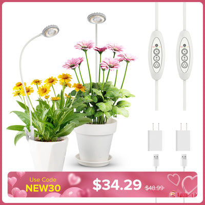 Lampada LED per coltivazione SANSI da 7 W con clip per vaso (SOLO USA)