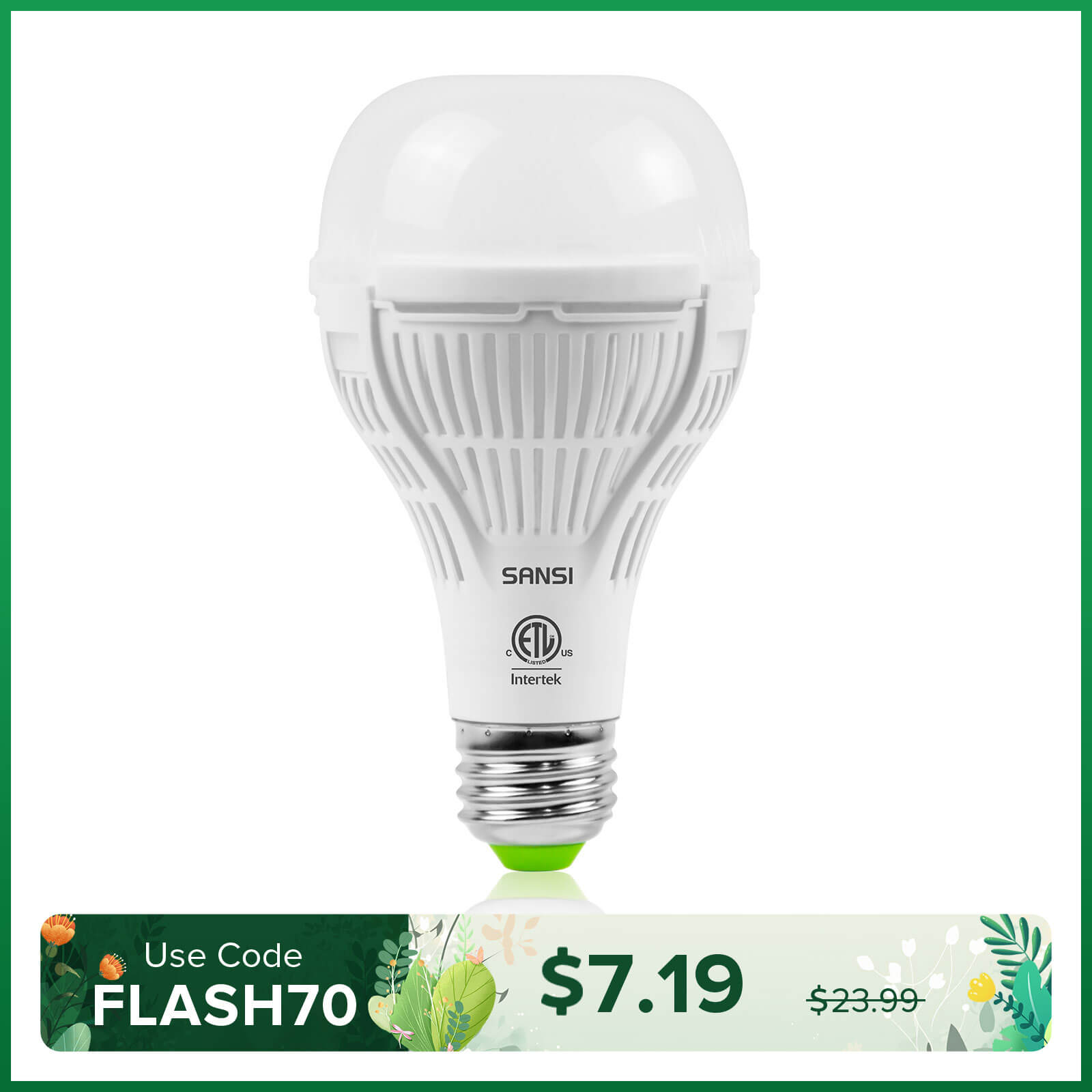 A21 15W LED Grow Light Bulb