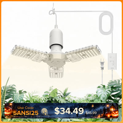 SANSI 30W Folding Wings LED Grow Light (US ONLY)