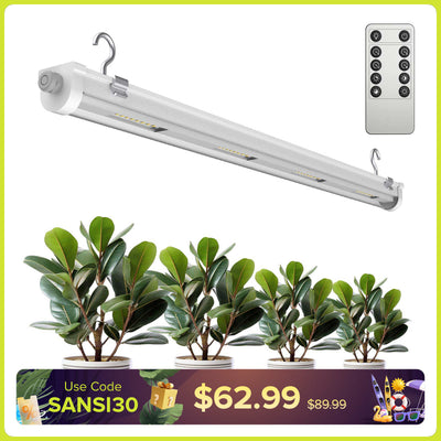 SANSI T8 25W LED Grow Light | Remote Control
