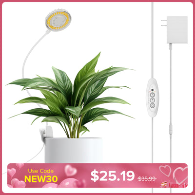 SANSI 12W LED-Pflanzenlampe mit Topfclip (NUR USA)