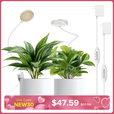 SANSI 12W LED-Pflanzenlampe mit Topfclip (NUR USA)