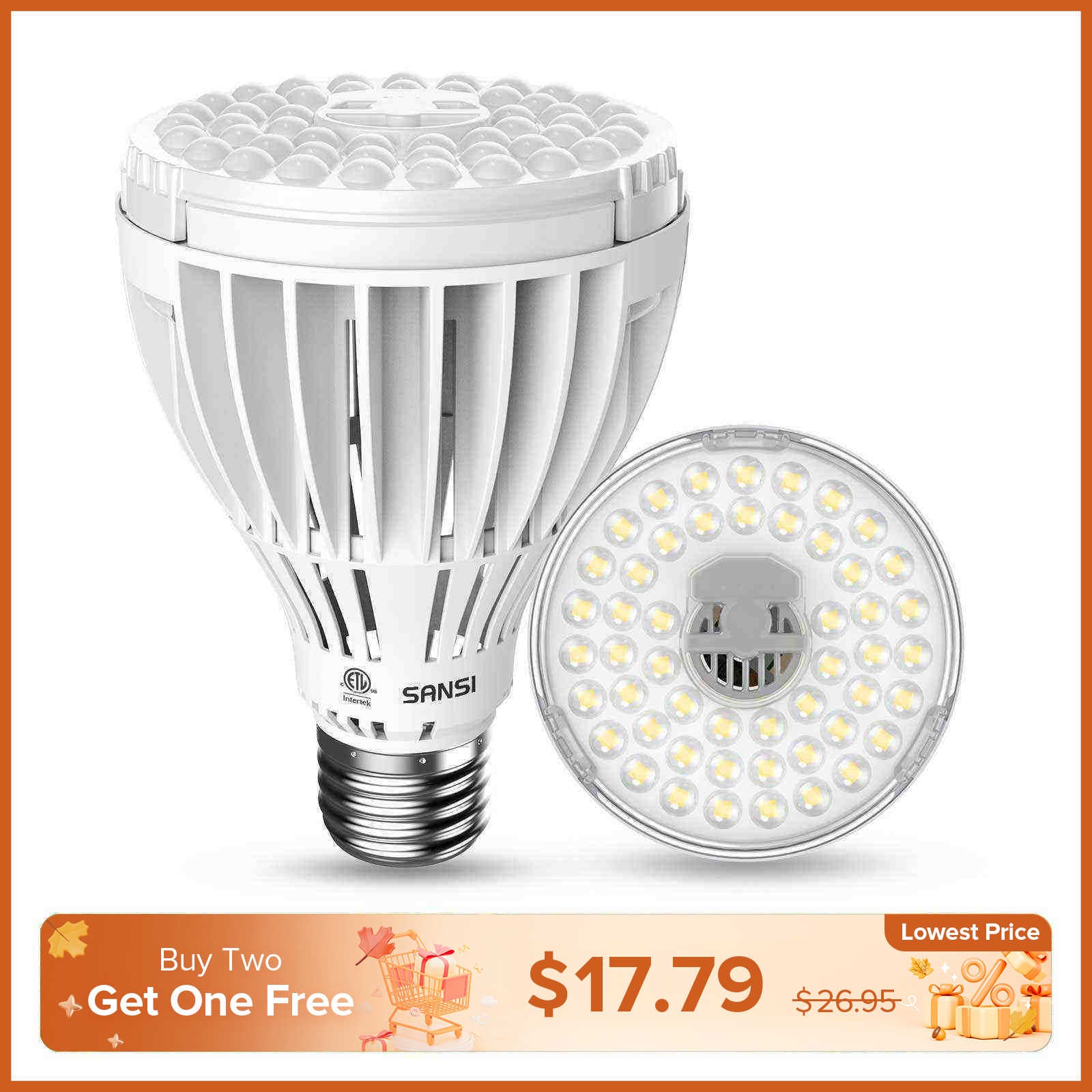 PAR25 24W LED Grow Light Bulb