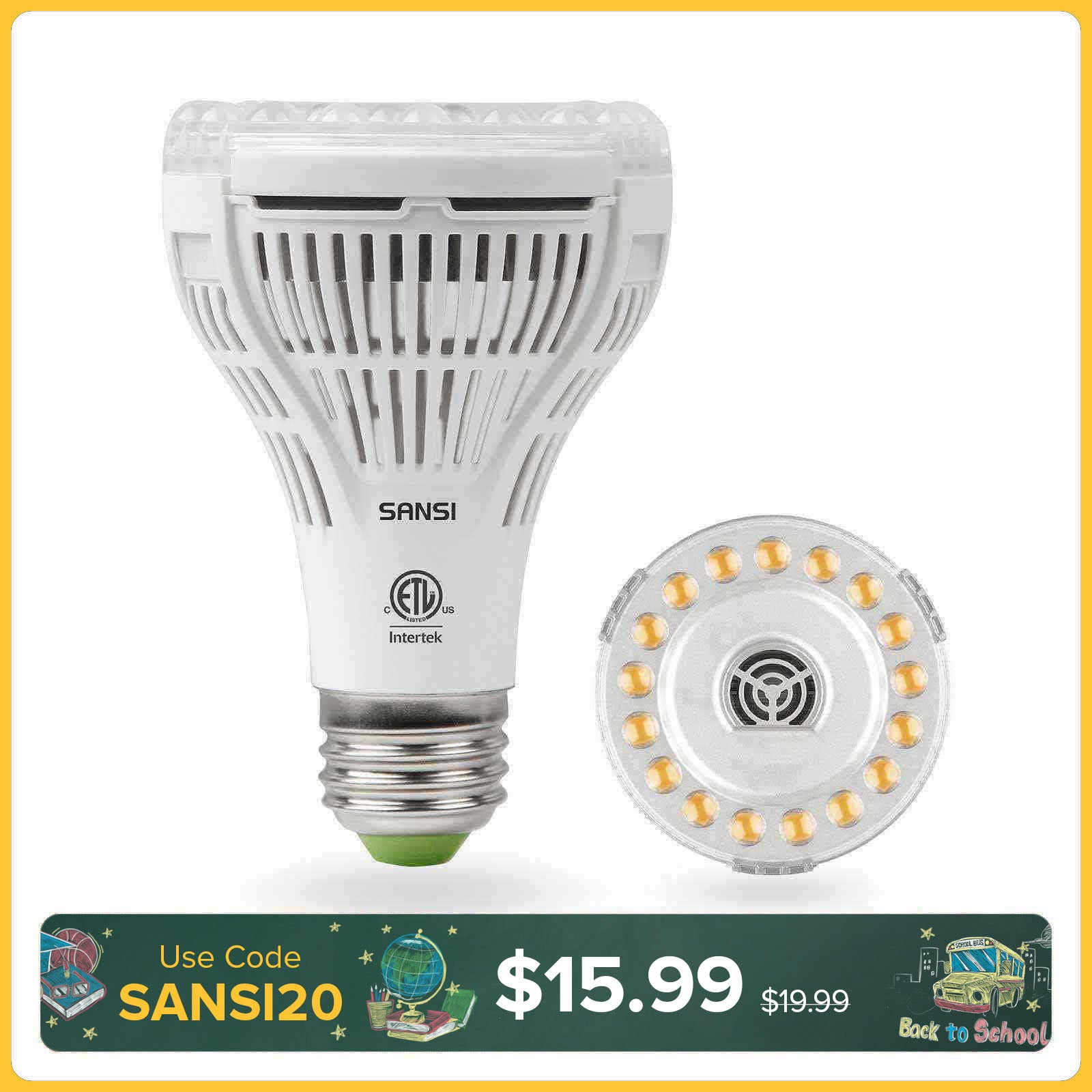 PAR25 15W LED Grow Light Bulb