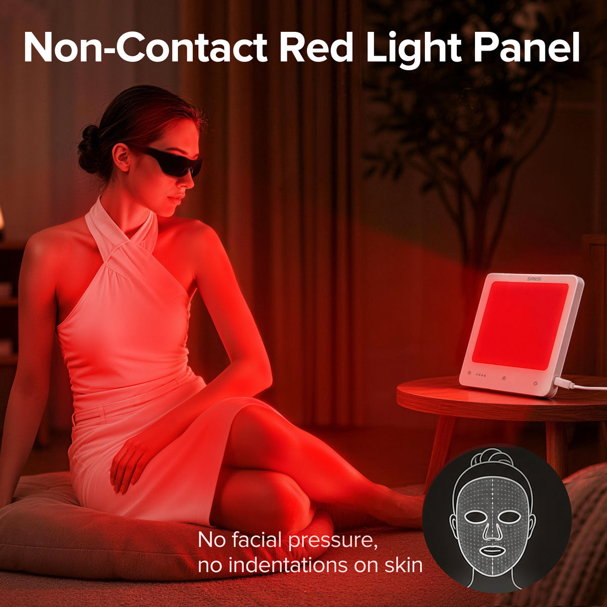 SANSI 35W Red Light Therapy Panel for Body Face