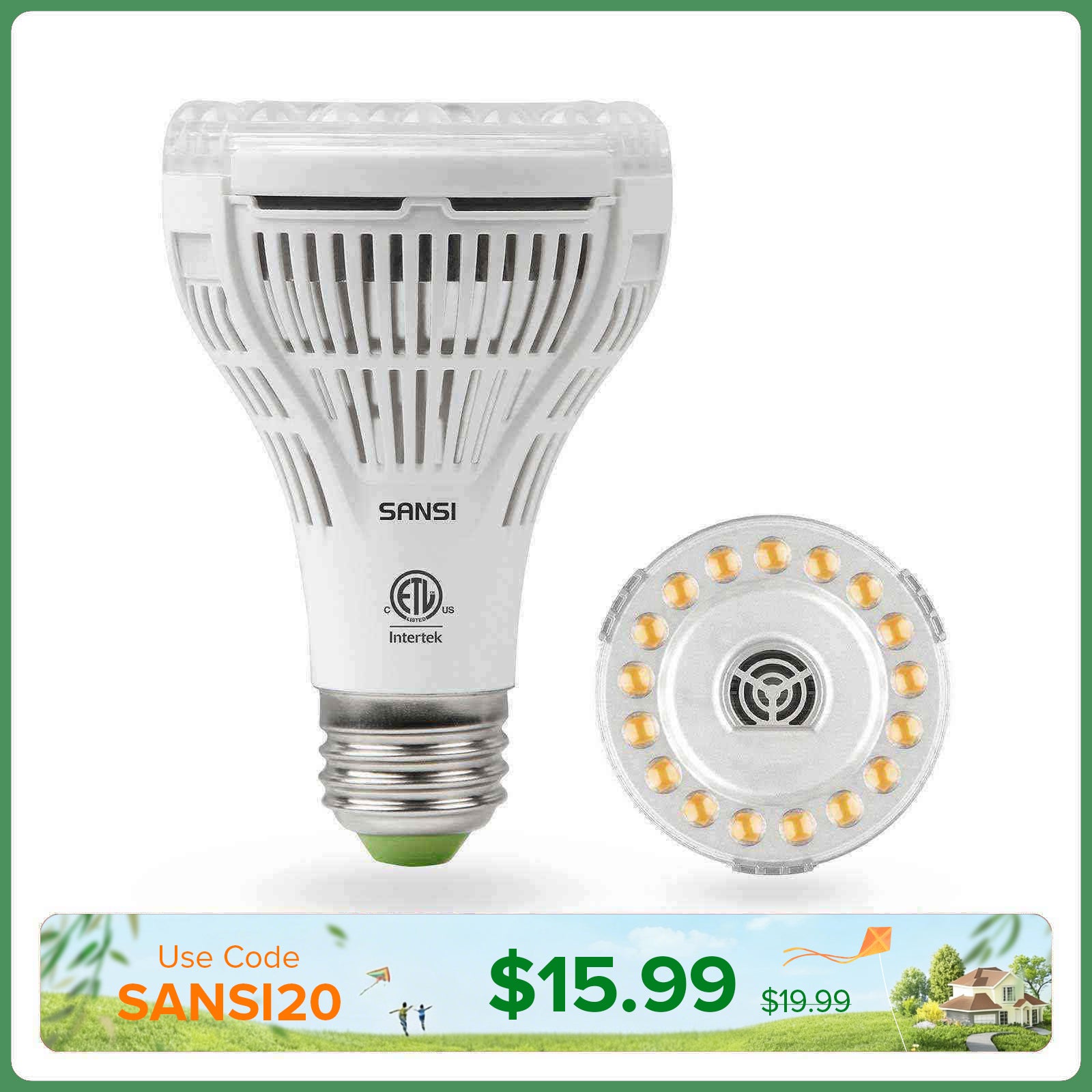 PAR25 15W LED Grow Light Bulb