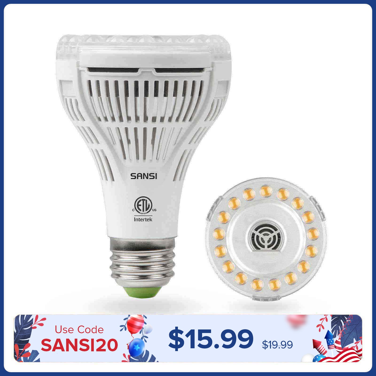 PAR25 15W LED Grow Light Bulb