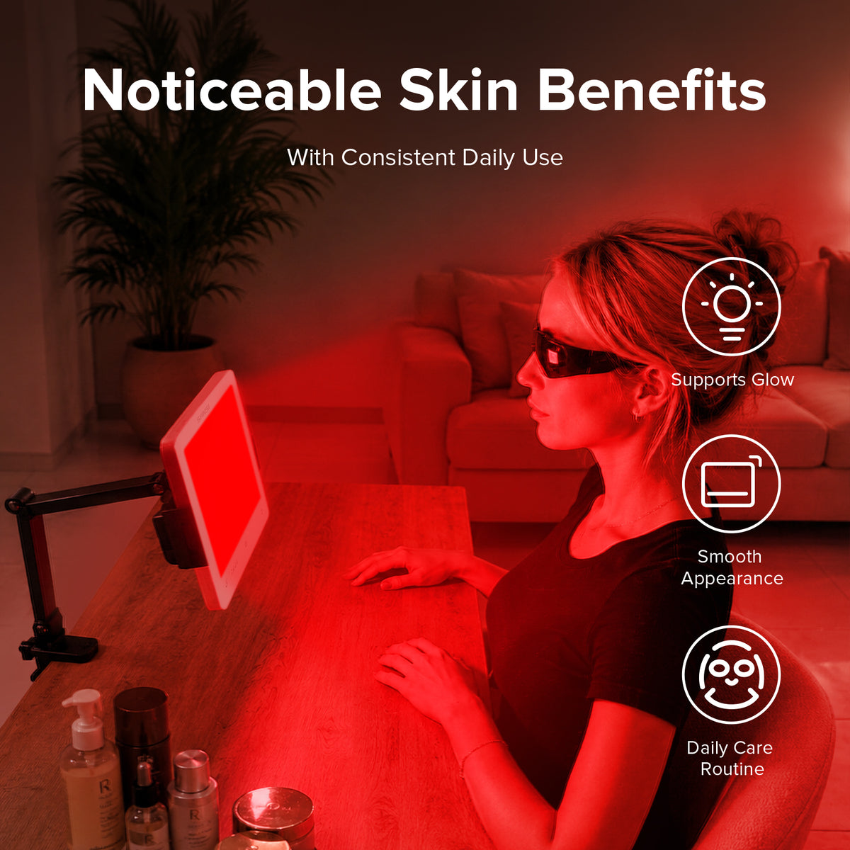 SANSI 35W Clip-On Red Light Therapy Panel for Body Face (US ONLY)