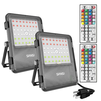80W RGB Led Flood Light (US ONLY)(2-pack)