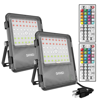 80W RGB Led Flood Light (US ONLY)(2-pack)