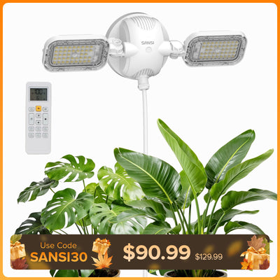 SANSI 60W LED Wall Mounted Grow Light with Remote Control (US ONLY)