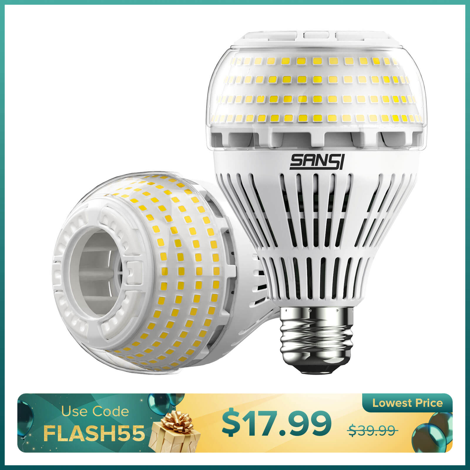 A21 22W LED 3000K/5000K Light Bulb