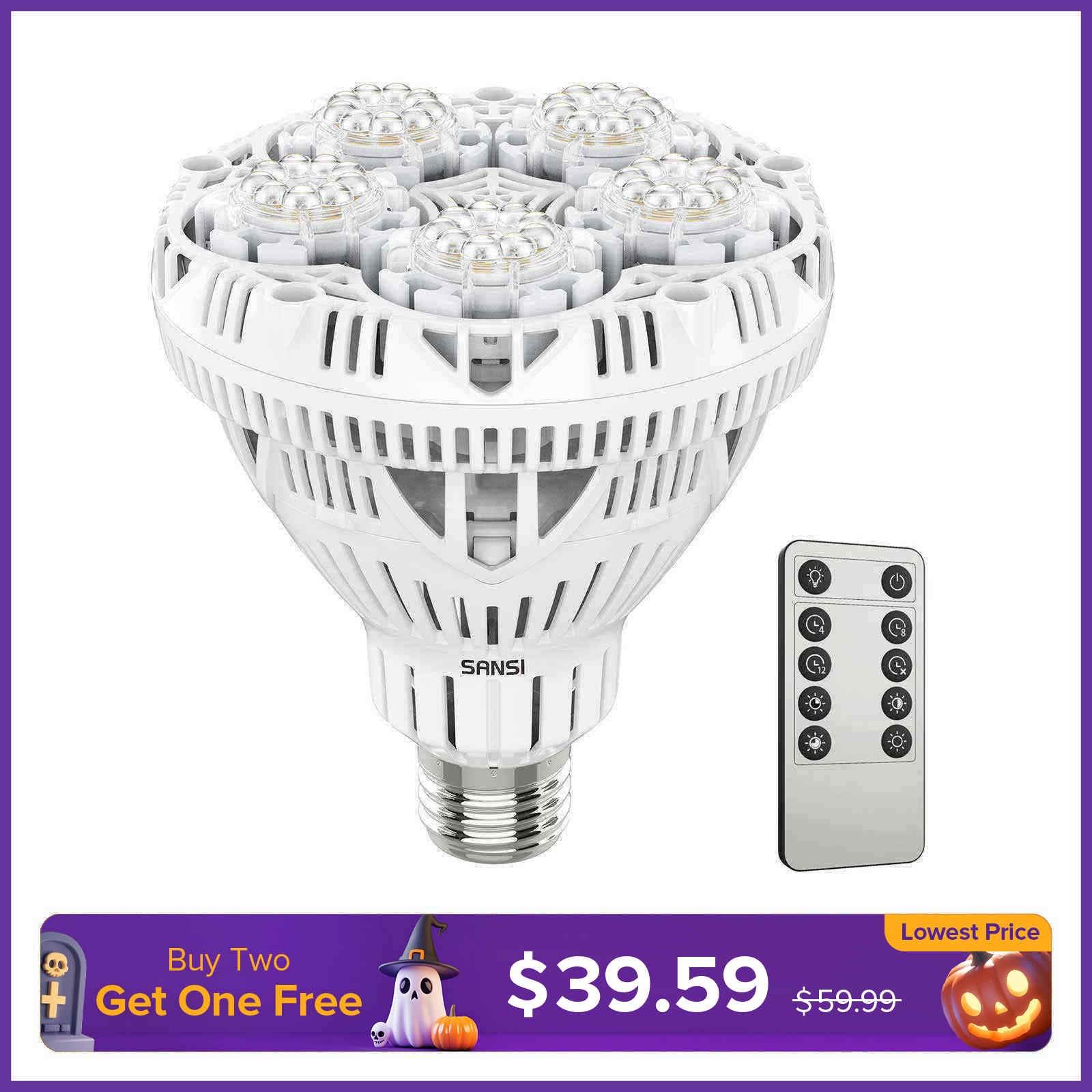 BR30 30 W LED-Wachstumslampe mit Fernbedienung (NUR USA)