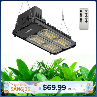 SANSI 100W Lampe de culture LED panneau | Télécommande