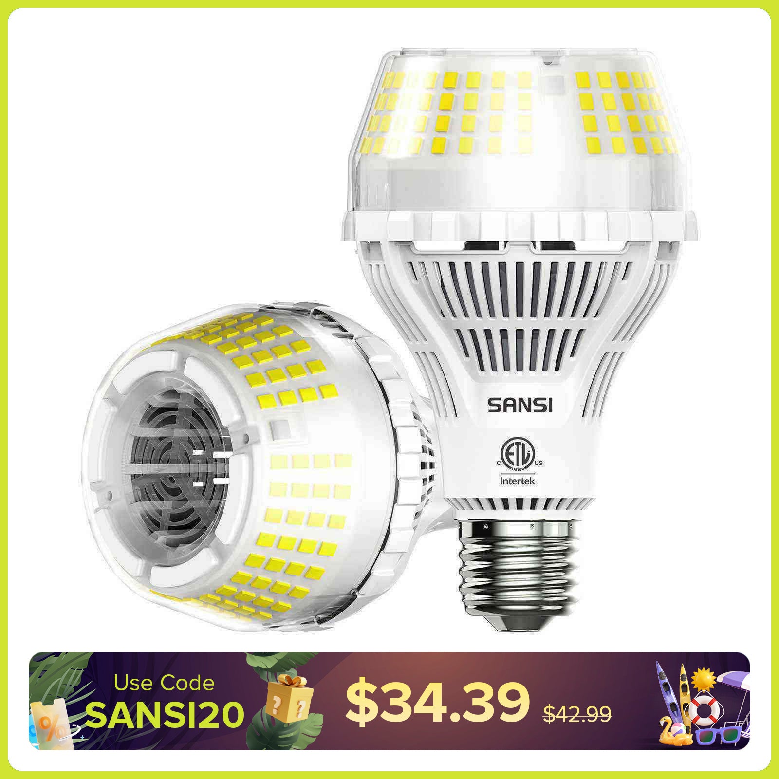 Verbesserte A21 22W LED-Glühbirne 3000K/5000K (NUR USA/Kanada)