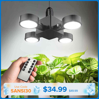 SANSI 40W Folding Wings LED Grow Light with Remote Control