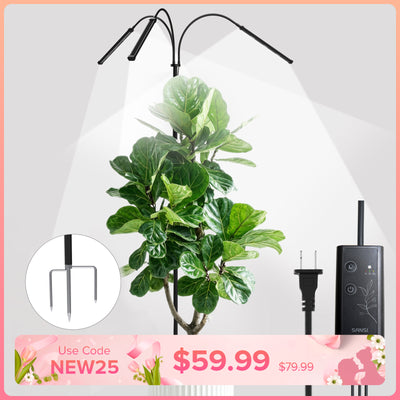 SANSI 45W Standing LED Grow Light with Ground Stake (US/CA ONLY)
