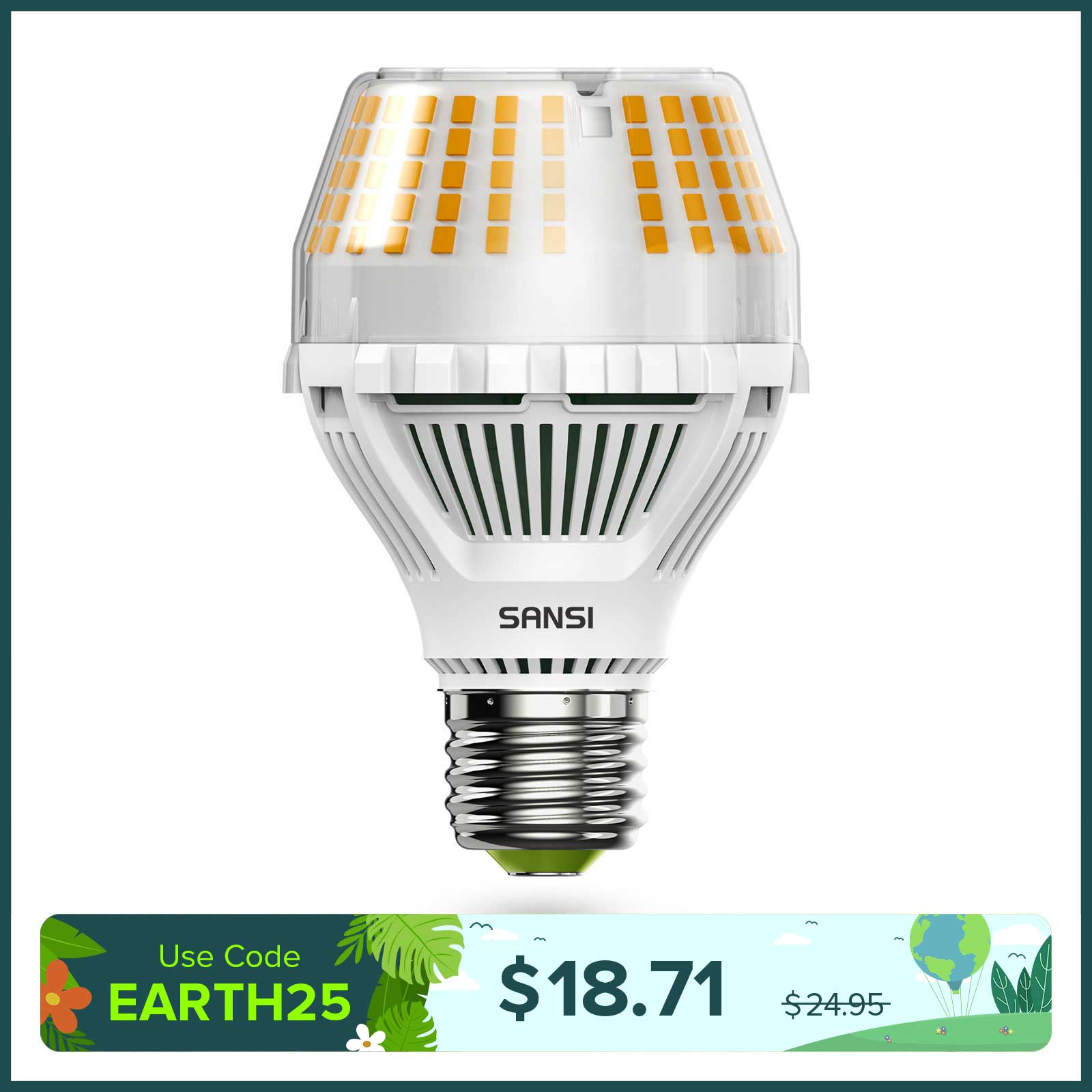 Verbesserte dimmbare A19 17W LED 3000K/5000K Glühbirne (NUR USA)