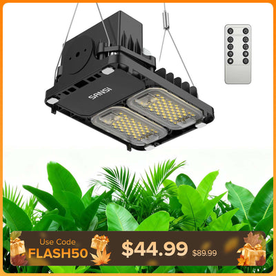 SANSI 70W LED-Panel-Pflanzenlampe | Fernbedienung