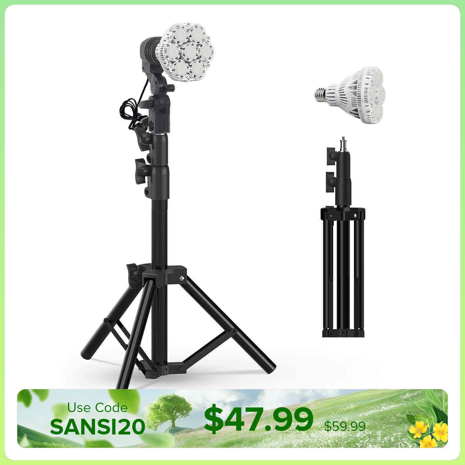 BR30 40W LED-Arbeitsleuchte mit Ständer (NUR USA)