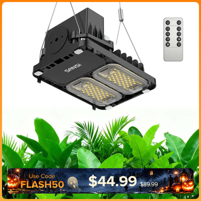 SANSI 70W LED-Panel-Pflanzenlampe | Fernbedienung