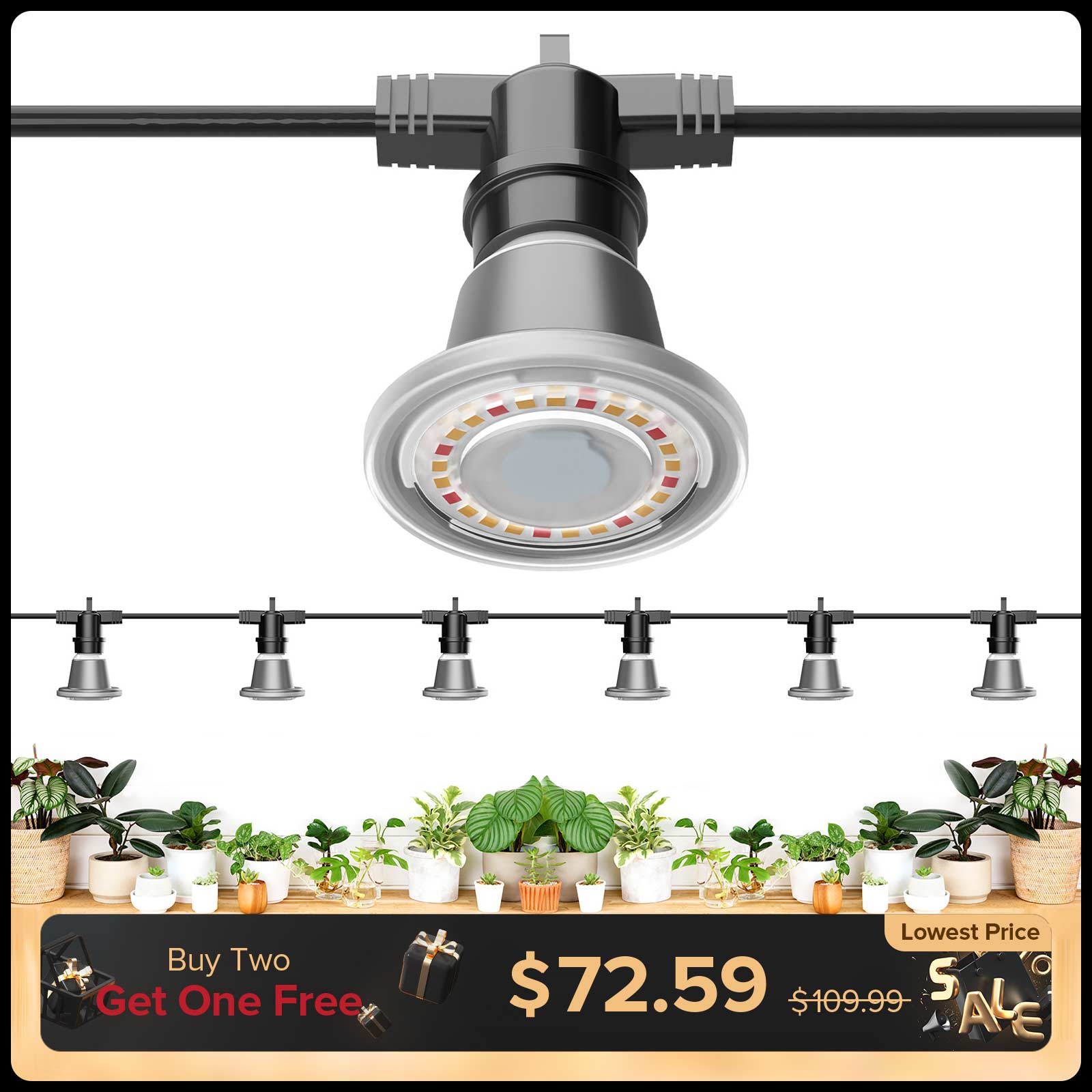 Hanging Grow Light String(EU ONLY)