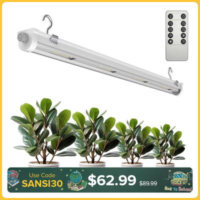 SANSI T8 25W LED Grow Light | Remote Control