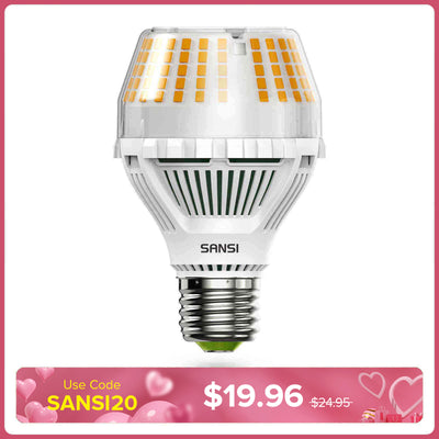 Upgraded Dimmable A19 17W LED 3000K/5000K Light Bulb