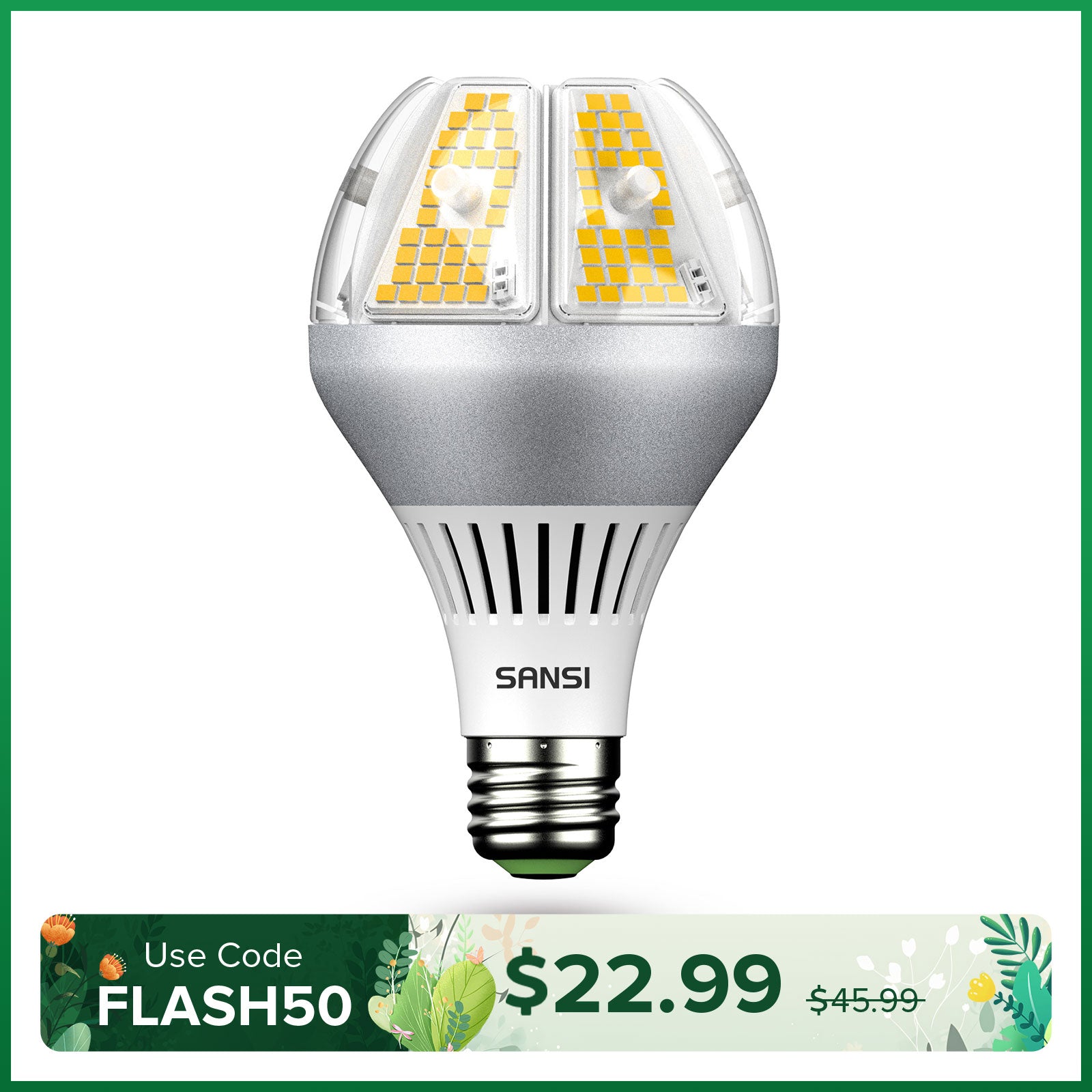 SANSI 120W LED High Bay Shop Light(US ONLY)