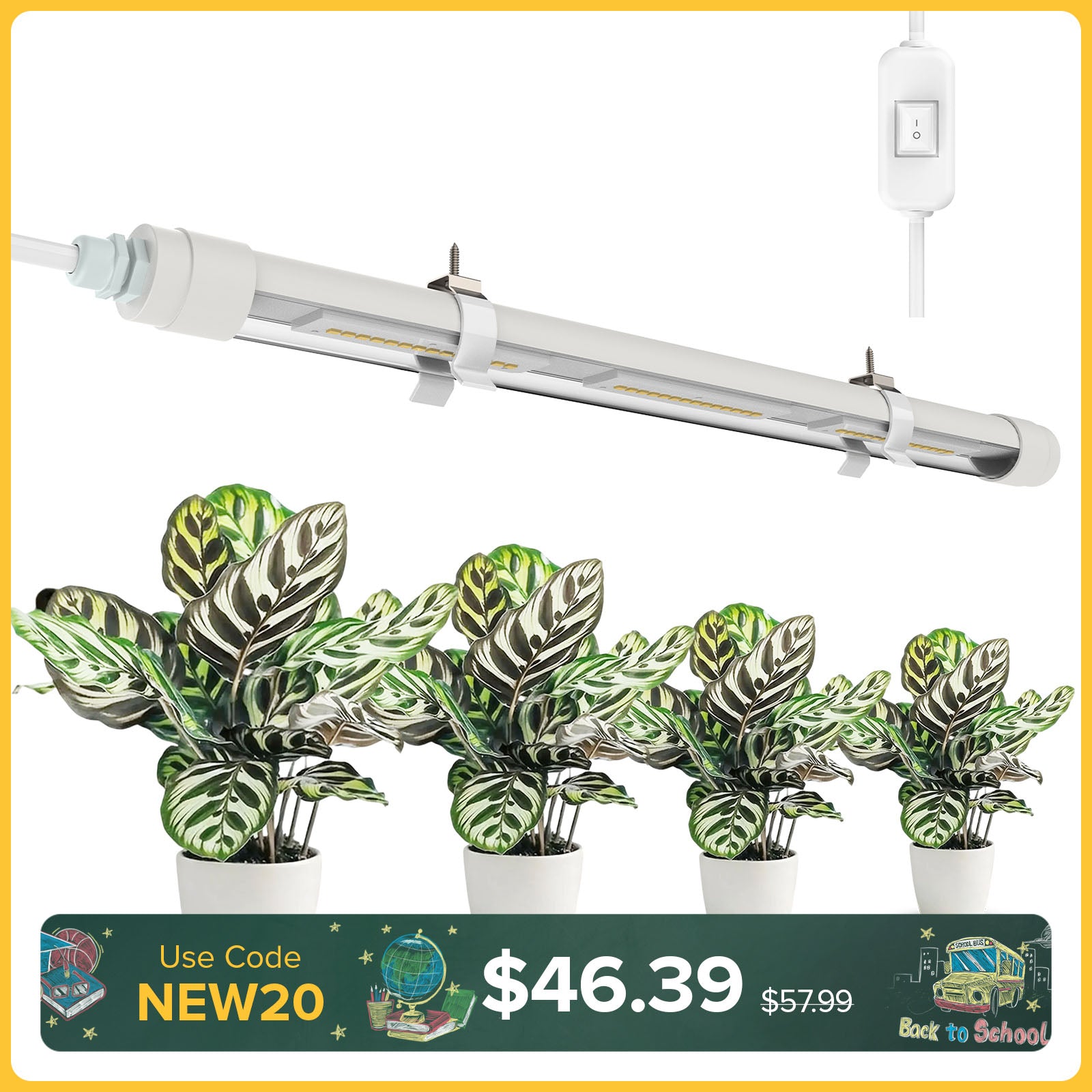 SANSI T8 15W LED Grow Light (EU ONLY)