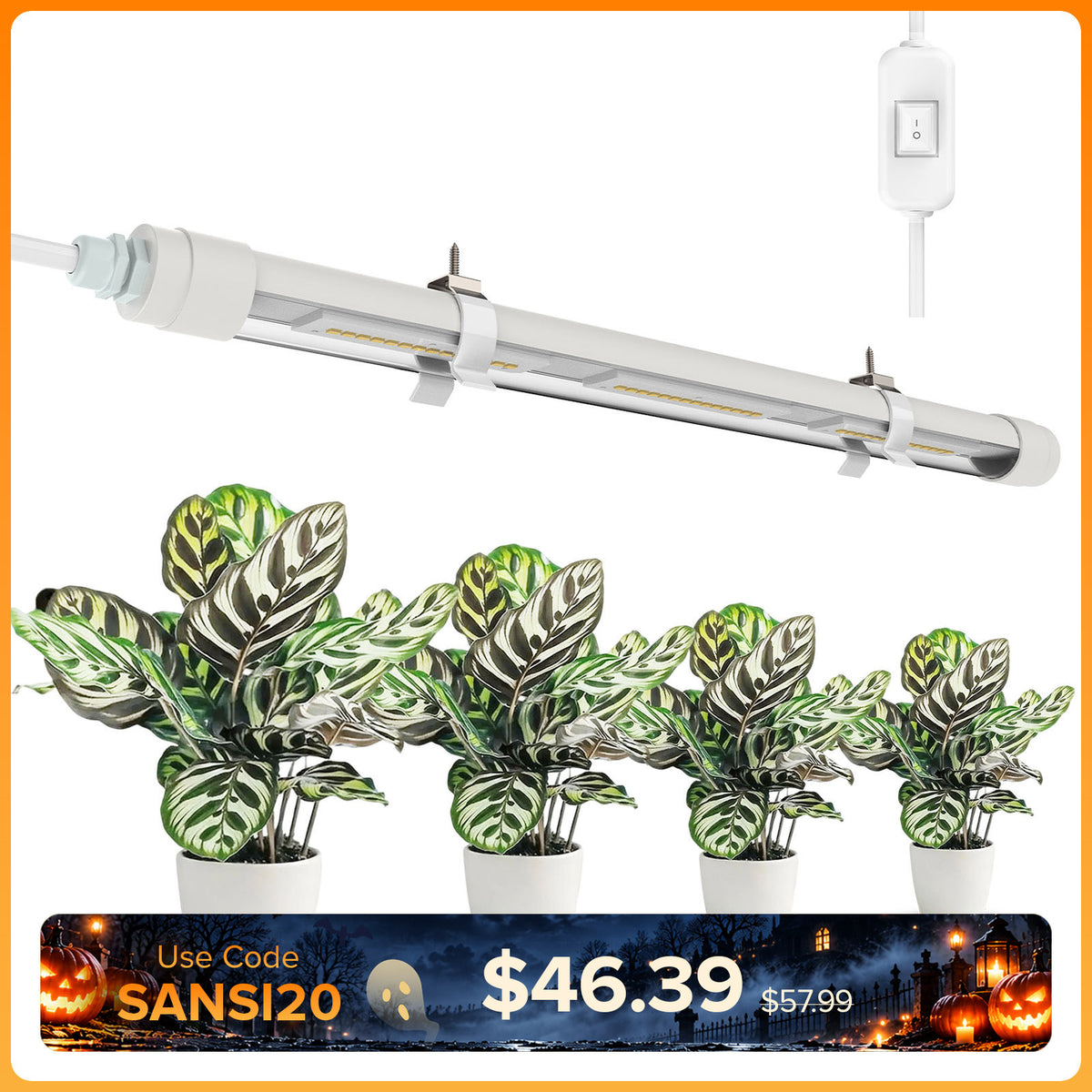 SANSI T8 15W LED Grow Light (EU ONLY)