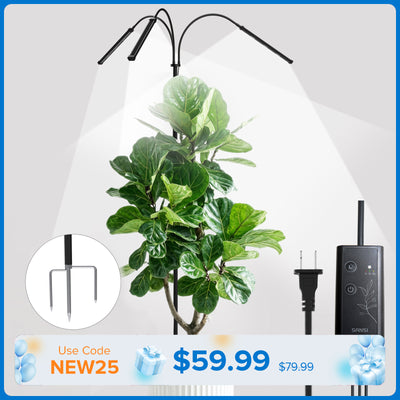 SANSI 45W Standing LED Grow Light with Ground Stake (US/CA ONLY)