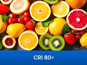 High Color Rendering Index ensures vivid visual effects.