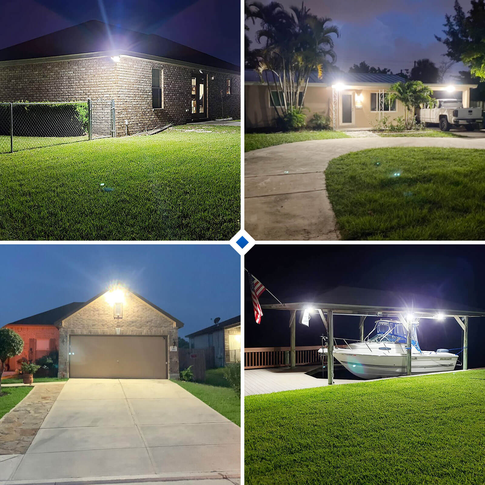 90W LED Security Light (Dusk to Dawn & Motion Sensor) suitable for yard, garden and etc