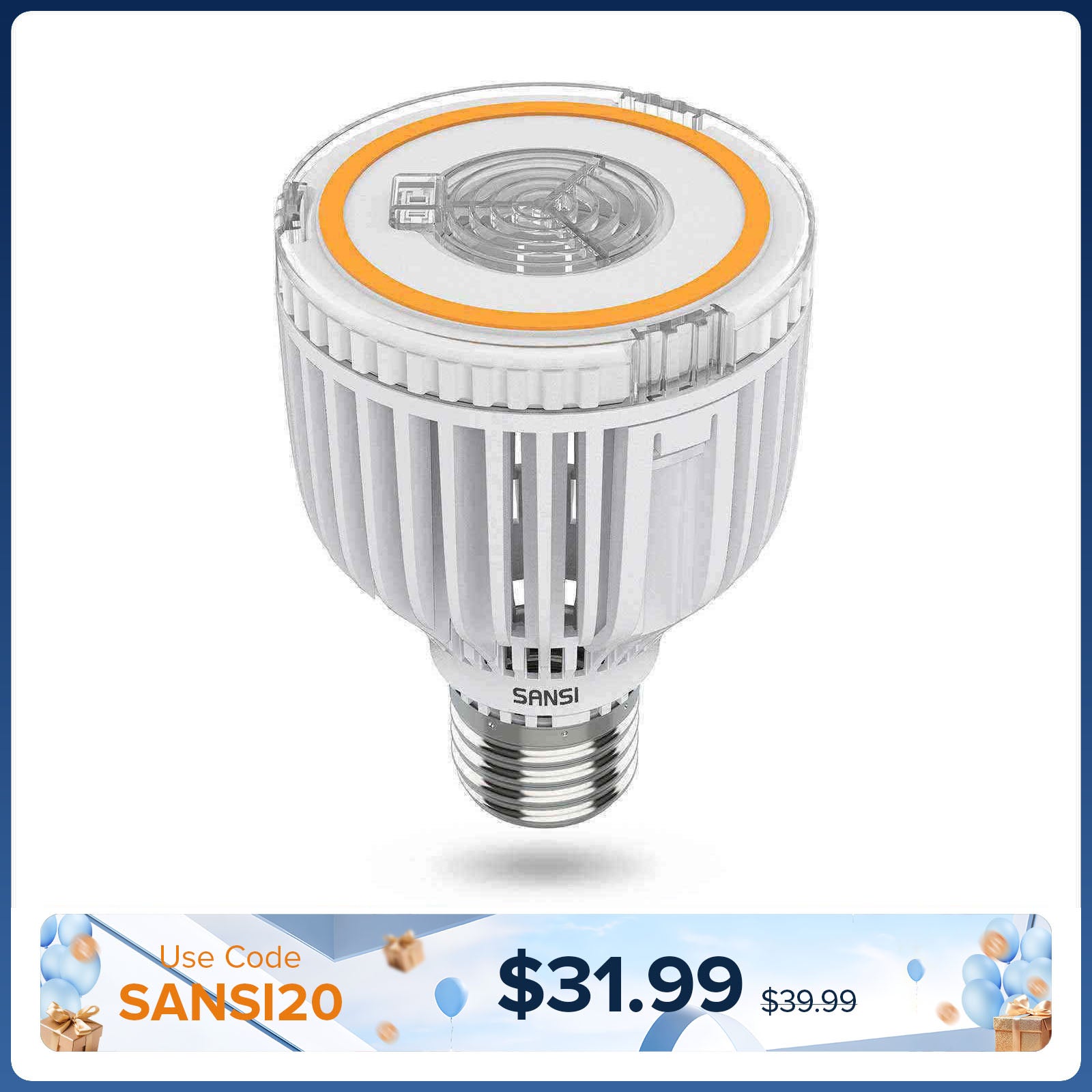 Ampoule LED A19 40W 3000K/5000K (US UNIQUEMENT)