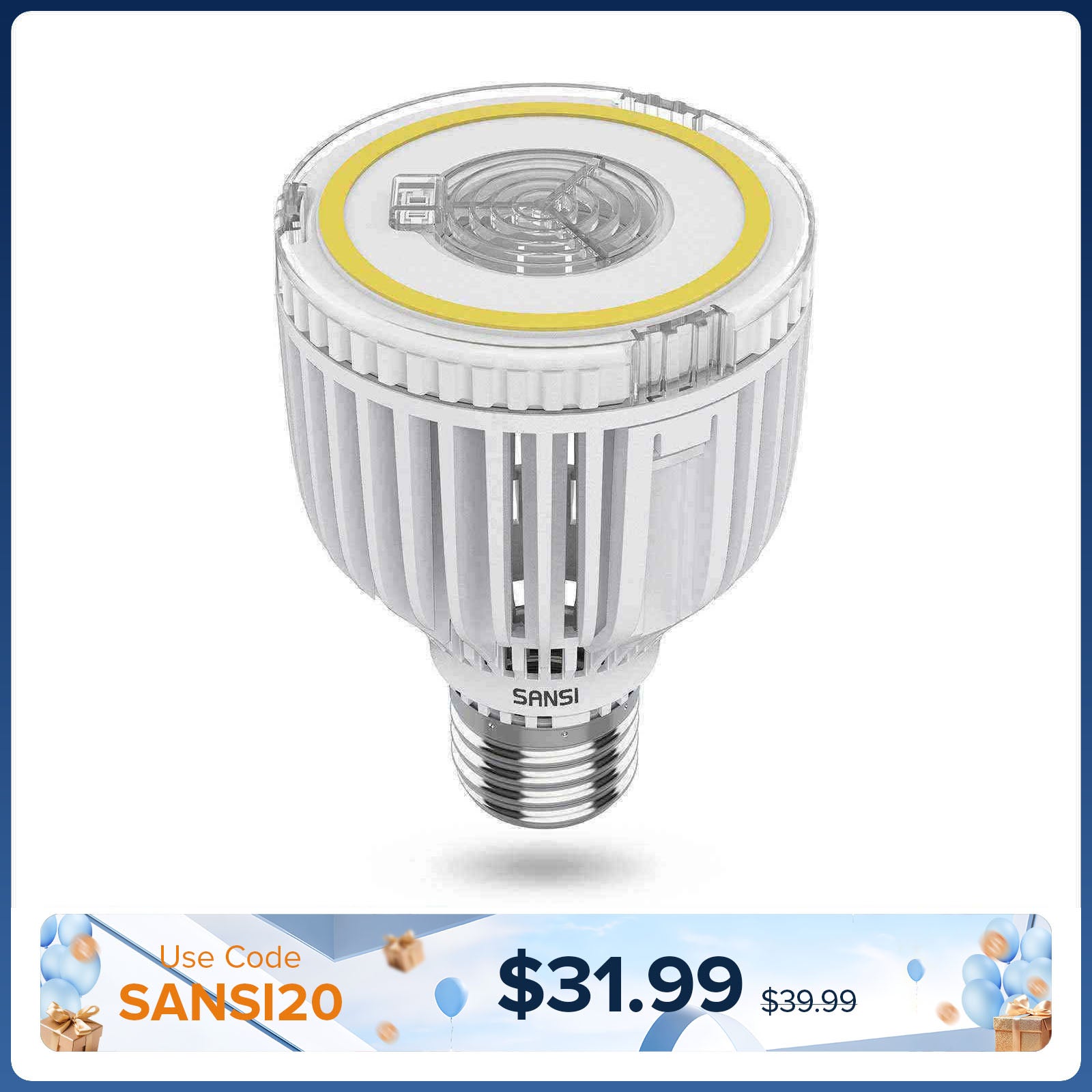 Ampoule LED A19 40W 3000K/5000K (US UNIQUEMENT)