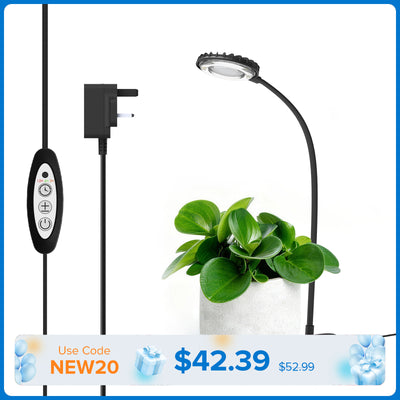 SANSI 12W Tabletop LED Grow Light (EU/UK ONLY)