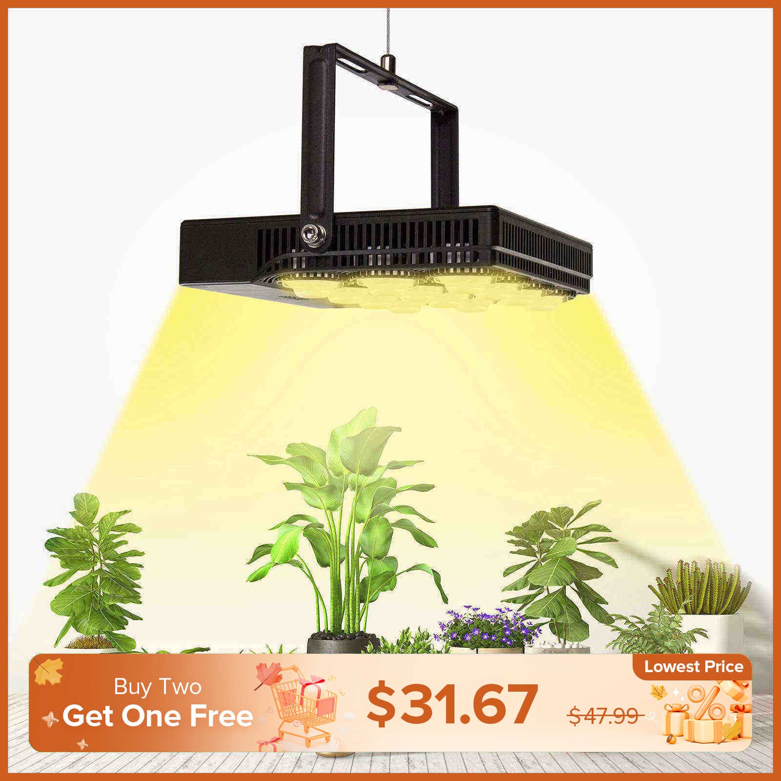 45W LED Grow Light (EU/UK ONLY)