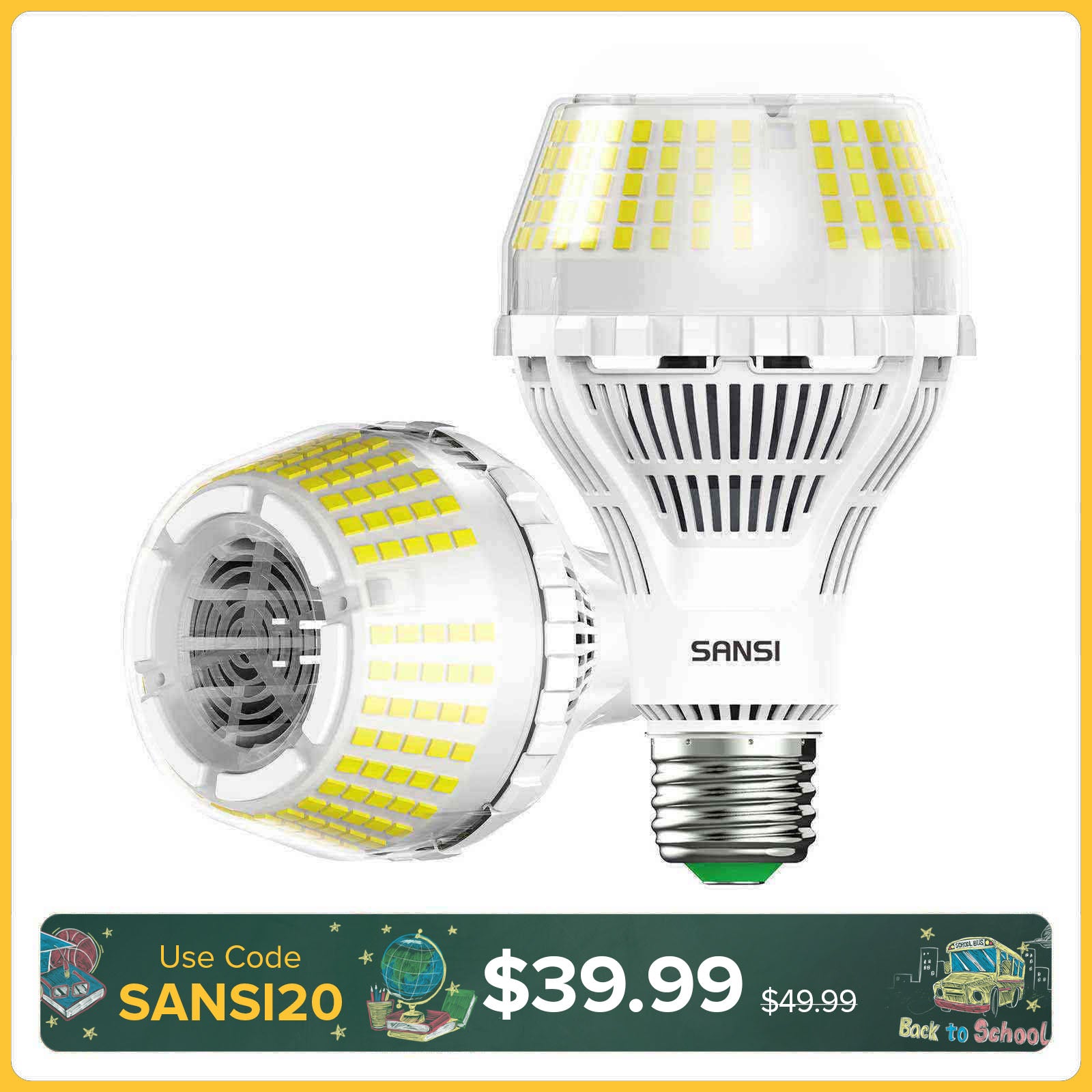 Lampadina LED SANSI dimmerabile A21 27W 3000K/5000K (SOLO USA/CA)