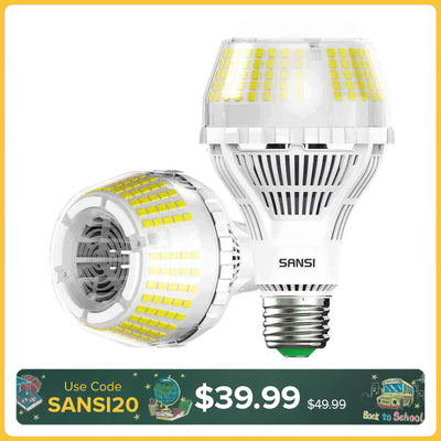 SANSI Dimmable A21 27W LED 3000K/5000K Light Bulb (US/CA ONLY)
