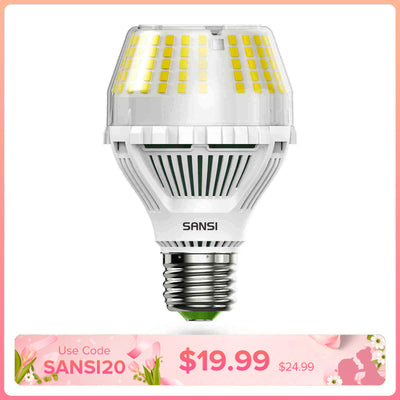 Lampadina LED A19 dimmerabile aggiornata da 17 W 3000 K/5000 K